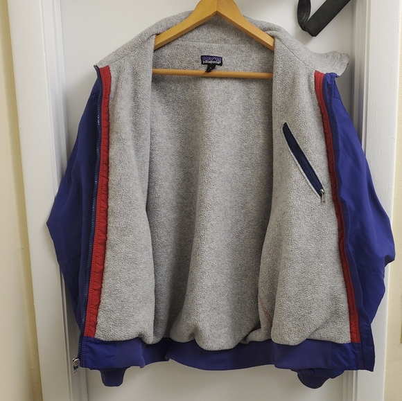 😍rare Vintage patagonia fleece Windbreaker jacket - Picture 4 of 6